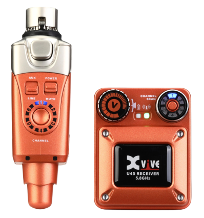 Xvive U45 Orange Sistema In Ear Inalámbrico