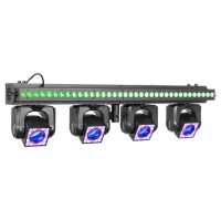 BeamZ ShowBar GO Vibe 153.792 barra LED 4 moving heads
