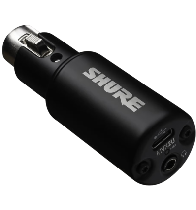 Shure MVX2U Gen 2 interfaz XLR a USB para streaming
