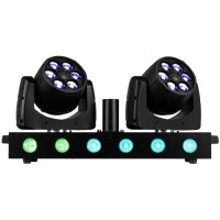 BeamZ Fuze Twin LED Wash Moving Head Bar DMX