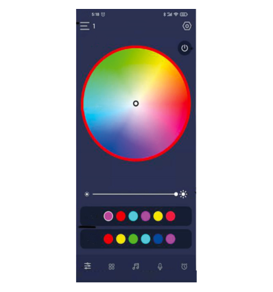 Party Miracle-Stick Tubo LED RGB con App y Mando