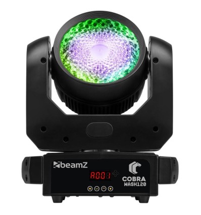 BeamZ Cobra Wash120 cabeza móvil LED RGBW con anillo