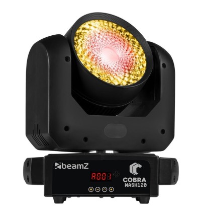 BeamZ Cobra Wash120 cabeza móvil LED RGBW con anillo