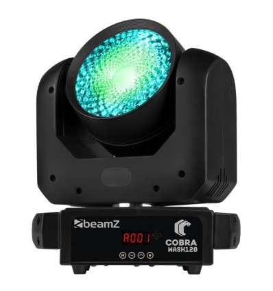 BeamZ Cobra Wash120 cabeza móvil LED RGBW con anillo