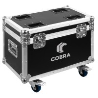 BeamZ FC4Cobra Flightcase para 4 cabezas móviles Cobra