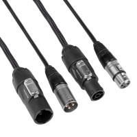 Cable Powercon XLR 15m PD Connex CX07-15 profesional