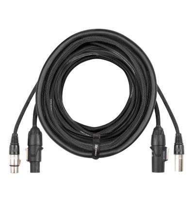 Cable Powercon XLR 15m PD Connex CX07-15 profesional