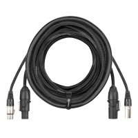 Cable Powercon XLR 15m PD Connex CX07-15 profesional