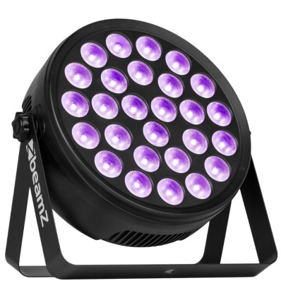 BeamZ BCC260 PAR LED 27x6W RGBAW-UV plano DMX