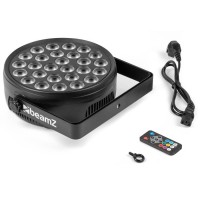 BeamZ BCC260 PAR LED 27x6W RGBAW-UV plano DMX