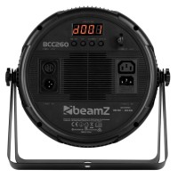 BeamZ BCC260 PAR LED 27x6W RGBAW-UV plano DMX