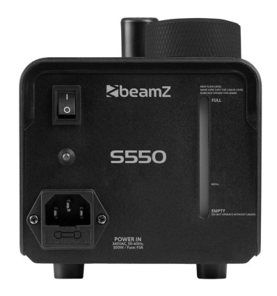 BeamZ S550 máquina de humo 550W compacta para DJ