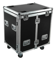 BeamZ Pro FC500 flightcase 2x Nereid500 front