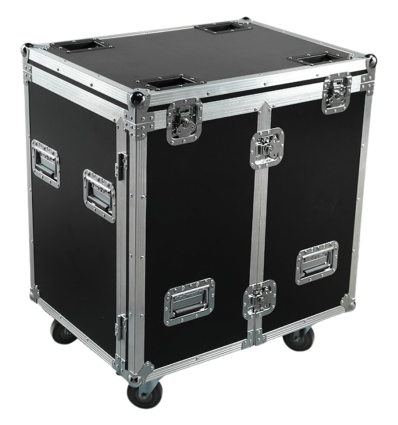BeamZ Pro FC500 flightcase 2x Nereid500 front