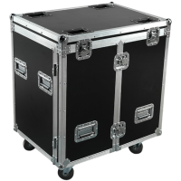 BeamZ Pro FC500 flightcase 2x Nereid500 front
