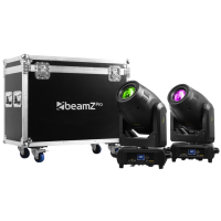 BeamZ Pro Ignite300A BSW 2pcs con flightcase