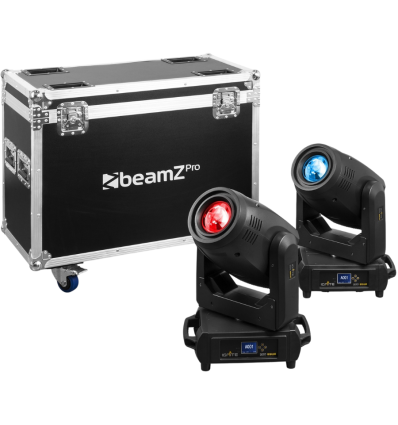 BeamZ Pro Ignite300A BSW 2pcs con flightcase
