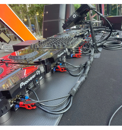 WELX WLX4 DJ Booth Snake 4 canales profesional