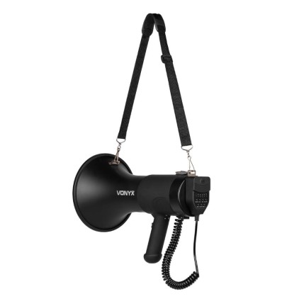 Megáfono Vonyx MEG075 75W negro mate potente