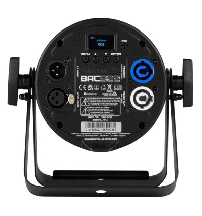 BeamZ Pro BAC322 RGBALC PAR LED 12x10W DMX