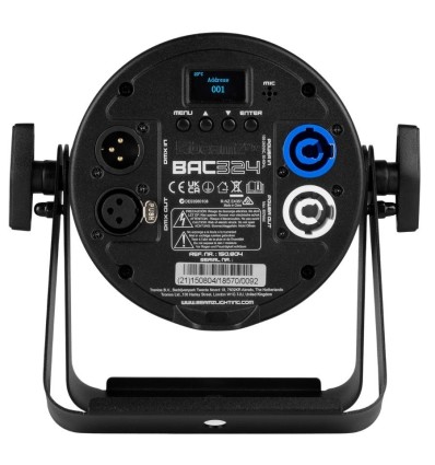 BeamZ Pro BAC324 RGBWA-UV PAR LED 12x8W DMX