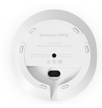 Sonos Era 100 SL Blanco altavoz WiFi compacto