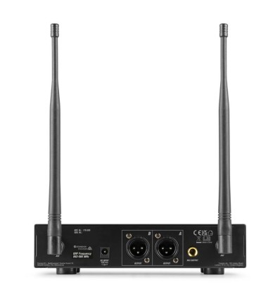 Power Dynamics PD220 micrófono inalámbrico UHF dual