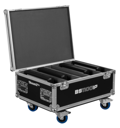BeamZ Pro FLCBS04 flightcase para 4 BS1100IP