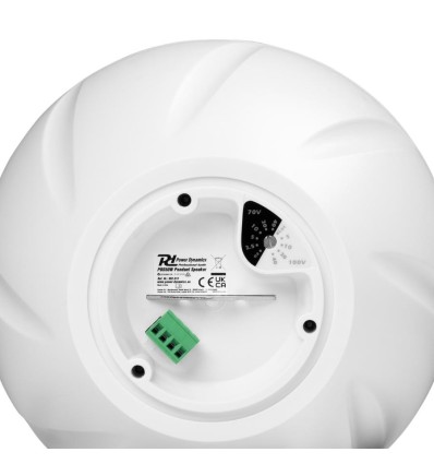 Power Dynamics PDS50W altavoz colgante 100V blanco