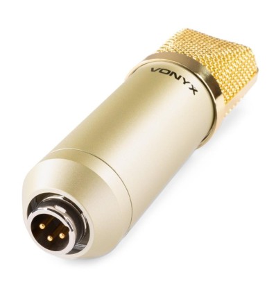 Vonyx CM400C micrófono de condensador USB champán