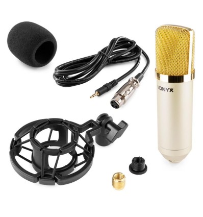 Vonyx CM400C micrófono de condensador USB champán