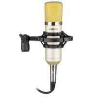 Vonyx CM400C micrófono de condensador USB champán