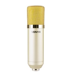 Vonyx CM400C micrófono de condensador USB champán