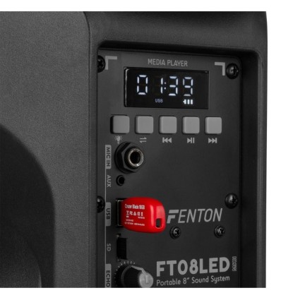 Fenton FT08LED MK2 bafle activo 8" 300W Bluetooth