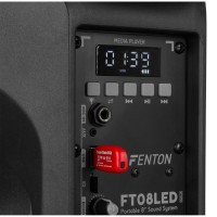 Fenton FT08LED MK2 bafle activo 8" 300W Bluetooth