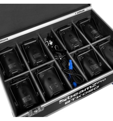 BeamZ Pro FCBTK050 flightcase 8 focos BTK050