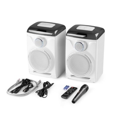 Fenton TRACK 2.0 altavoces activos LED blanco