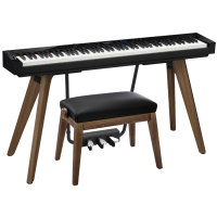 Casio BG50 Vinyl BK banco piano cómodo negro