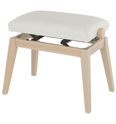 Casio BG50 WE banco piano blanco cómodo