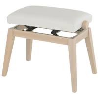 Casio BG50 WE banco piano blanco cómodo