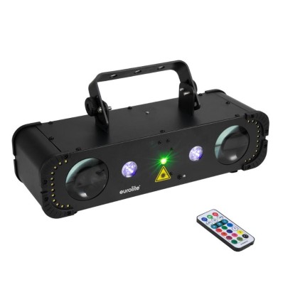 Eurolite LED Compact Multi FX Laser Bar 4 en 1 DJ