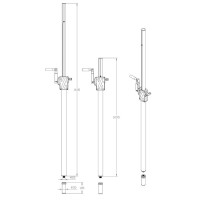 Vonyx LST93 tubo satélite con manivela elevador DJ