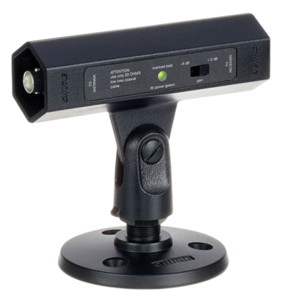 Shure UA834WB amplificador antena RF UHF profesional