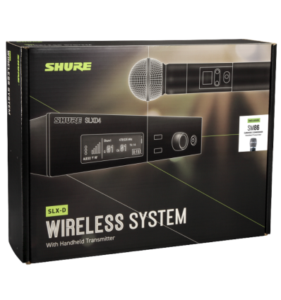 Shure SLXD24E SM86 L56 micro inalámbrico digital