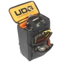 UDG mochila trolley DJ U9024BL/OR negra y naranja