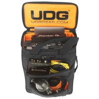 UDG mochila trolley DJ U9024BL/OR negra y naranja