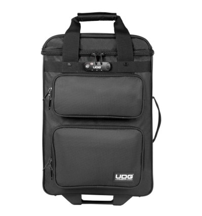 UDG mochila trolley DJ U9024BL/OR negra y naranja