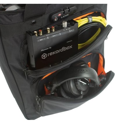 UDG mochila trolley DJ U9024BL/OR negra y naranja