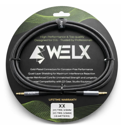 WELX XX cable minijack 1.5m AUX audio