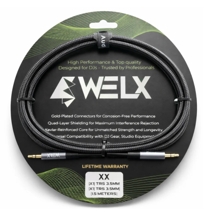 WELX XX cable minijack 1.5m AUX audio